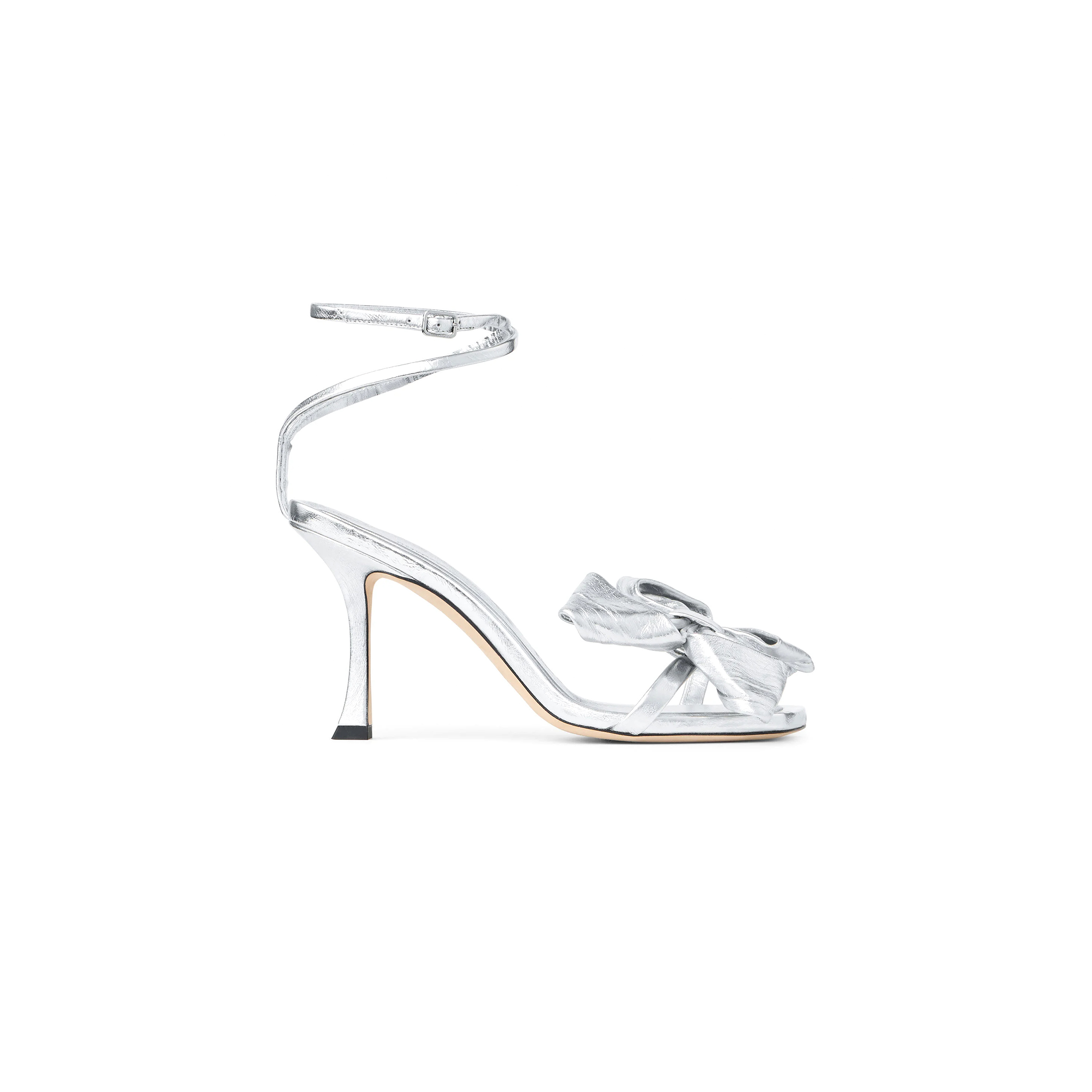 JIMMY CHOO STAZ SANDAL 90 SILVER VINTAGE METALLIC LEATHER SANDALS STAZSANDAL90GWG JIMMY CHOO STAZ SANDAL 90 SILVER VINTAGE METALLIC LEATHER SANDALS STAZSANDAL90GWG
